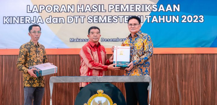 Terima LHP Tahun 2023, Bupati Barru Sukses Raih WTP Ke Tujuh Kalinya