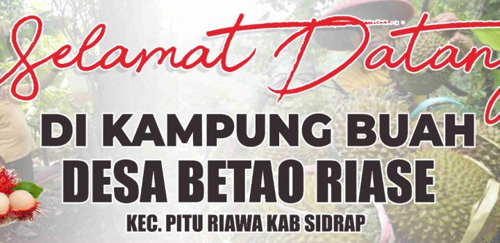 Pemdes Desa Betao Riase Jadikan Desanya Sebagai Kampung Buah