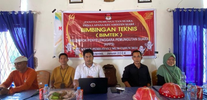 Siapkan Petugas Pemilu Profesional, PPS Desa Lapasa Gelar Bimtek KPPS