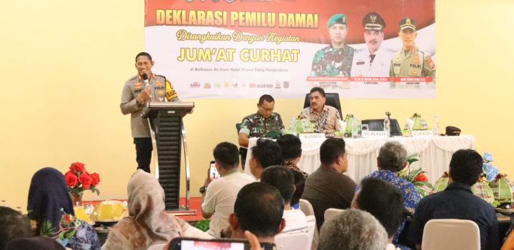Polres Sidrap Gandeng Kodim 1420 dan Pemda Gelar Jumat Curhat 