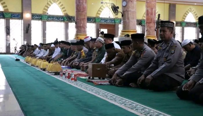 Kapolres dan Bupati Bone Dzikir dan Doa Kebangsaan Jelang Pemungutan Suara