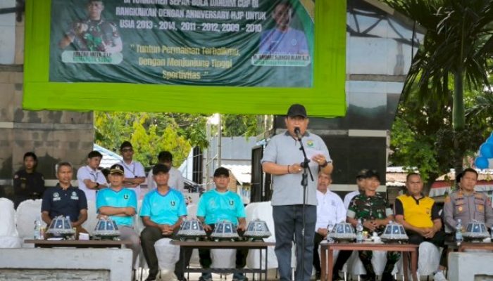 Pj Walikota Parepare Buka Dandim Cup, Wadahi Bakat Putra Daerah