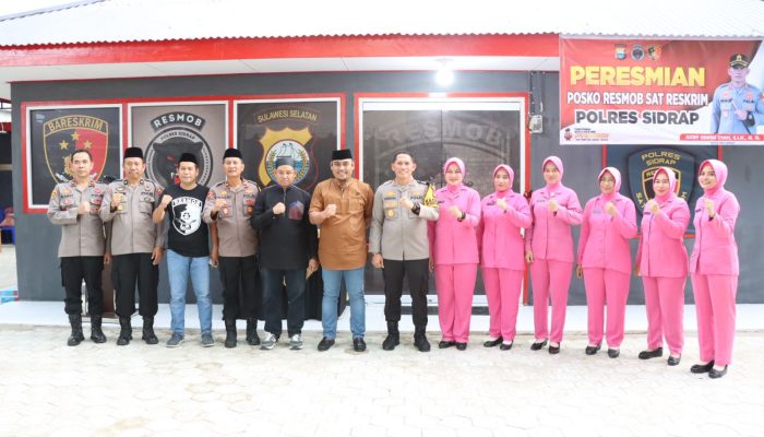 Hadiri Peresmian Posko Resmob, Pj Sekda Sidrap: Semangat dan Spirit Baru