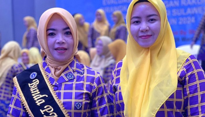 Hj Hafni Basra dan Eka Trisnawati Yusuf Pimpin Bunda PAUD Sidrap