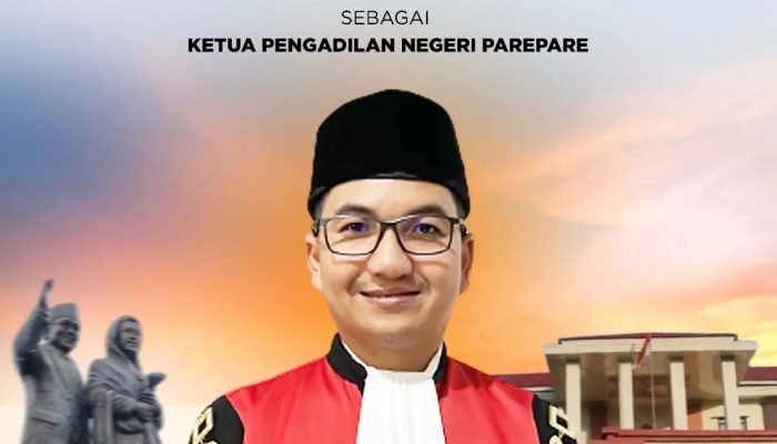 Andi Musyafir Jabat Ketua Pengadilan Negeri Parepare, Pemkot Parepare Ucapkan Selamat