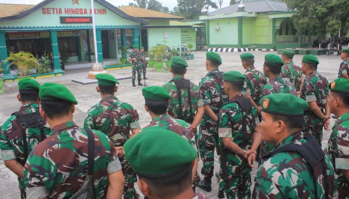 Dandim 1420 Sidrap Pimpin Apel Pemberangkatan Cuti Hari Raya Idul Fitri 1445 H Tahun 2024