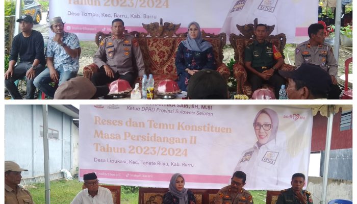 Andi Ina Gelar Silaturahmi dan Sambut Aspirasi di Desa Tompo dan Desa Lipukasi