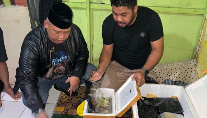 Sabu 30 Kg Gunakan Kemasan Sanck Durian, Dibagi Dalam Tiga Kotak