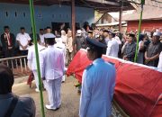 Upacara Pelepasan Jenazah Kades Kajaolaliddong di Bone Digelar Secara Kedinasan