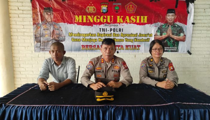 Minggu Kasih Polda Sulsel Sasar Warga Barombong