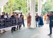 Jurnalis di Pinrang Gelar Unjuk Rasa di Depan Kantor DPRD, Ini Tuntutannya