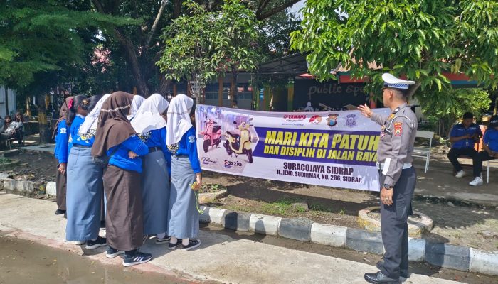 Cegah Risiko Kecelakaan Lalu Lintas, Sat Lantas Polres Sidrap Gelar Safety Riding