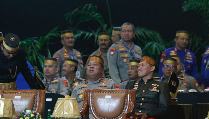 Kapolres Sidrap Ikuti Rakernis Baharkam Polri Yang Dibuka Oleh Kapolri di Makassar