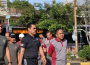 Pj Bupati Pinrang Ikuti Jalan Santai dan Senam Bersama di HUT Bhayangkara ke-78