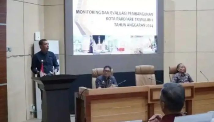 Gelar Monev Triwulan 1, Begini Kinerja Fisik dan Keuangan Pemkot Parepare
