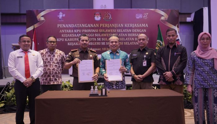 Kejati Bersama KPU Sulsel Kolaborasi Ciptakan Pemilihan Berkualitas