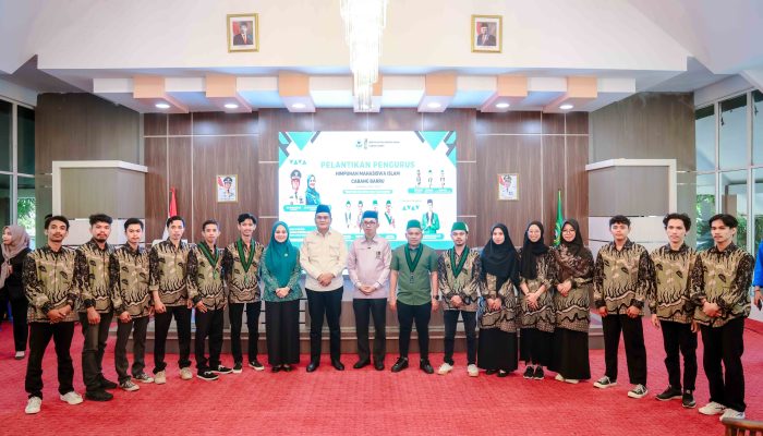Bupati Barru Hadiri Pelantikan HMI Cabang Barru Periode 2024-2025