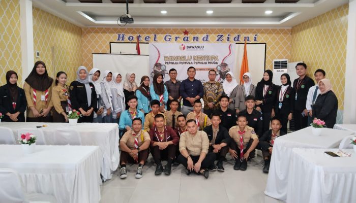 Sapa Pemilih Pemula dan Pemuda, Bawaslu Sidrap Harap Peserta Jadi Corong Disekolahnya