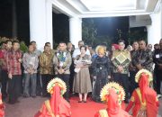 Meriah, Acara Pisah Sambut Kapolres Sidrap di Rumah Jabatan Bupati