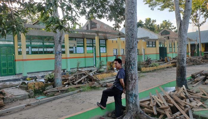 Anggaran Rp2,2 Miliar, APH Diminta Kawal Revitalisasi gedung SMPN 4 Dua Pitue