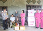 Bentuk Kepedulian, Kapolres Sidrap dan Bhayangkari Gelar Home Visit untuk Anggota yang Sakit