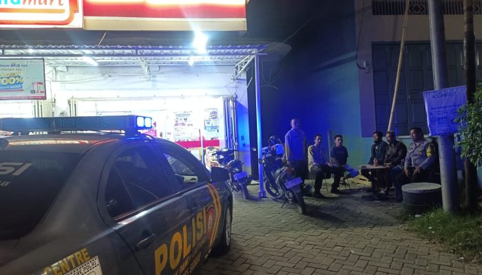 Polsek Panca Lautang Gelar Patroli Biru untuk Wujudkan Keamanan Akhir Pekan