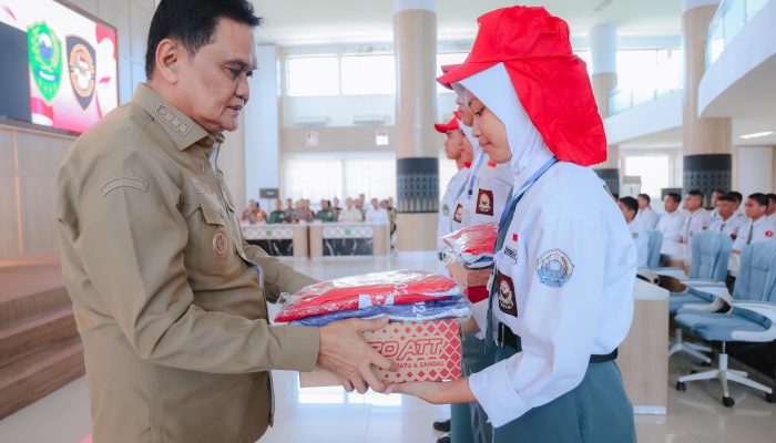Bupati Buka Pelatihan Paskibraka Barru dan Pelepasan Paskibraka Sulsel 2024