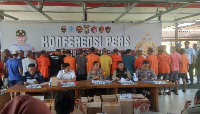 Kapolres Bone Ungkap Beberapa Kasus Penyakit Masyarakat 