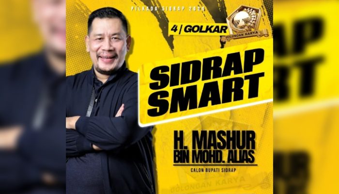 H Mashur Siap Dikukuhkan Menjadi Kader Golkar Sidrap