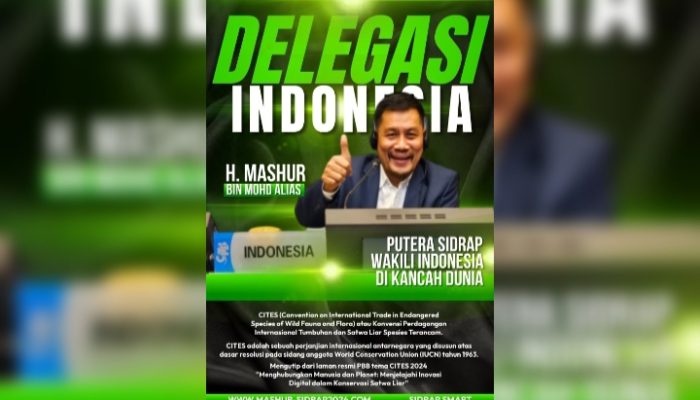 H. Mashur bin Mohd Alias Putera Sidrap yang Mewakili Indonesia di Kancah Dunia