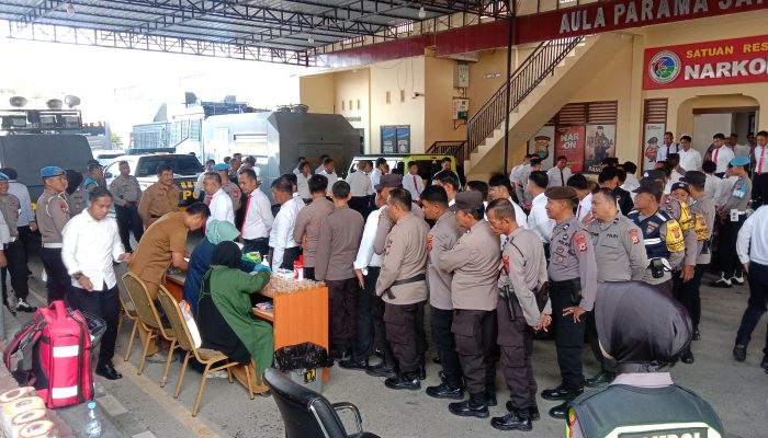 Dua Anggota Terlibat Narkoba, Polres Sidrap Tes Urine Seluruh Personil