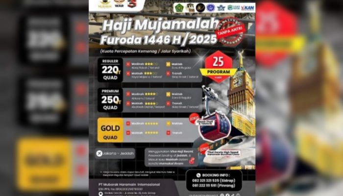 Mubarak Tawarkan Kuota Haji Percepatan, Kemang Sidrap: Itu Tidak Ada, Warga Diminta Waspada