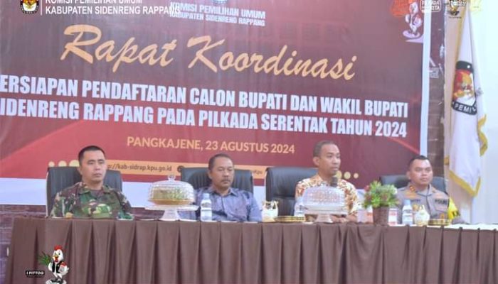 KPU Sidrap Buka Pendaftaran Cabup dan Cawabup Pilkada, 27-29 Agustus 2024