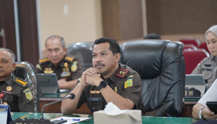 Kajati Sulsel Ikuti Launching Blue Print “Transfornasi Penuntutan Menuju Indonesia Emas 2045”