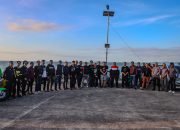 Pastikan Situasi Kamtibmas Aman dan Kondusif Jelang Pilkada, Kapolres Bone Pimpin Touring Kamtibmas