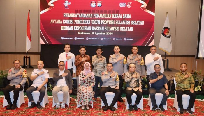 Kolaborasi Strategis KPU dan Polda Sulsel, Kapolres Sidrap Siap Kawal Pilkada 2024