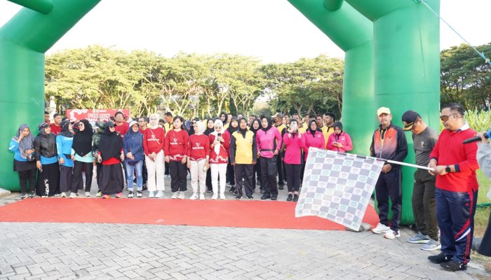 Meriah, Fun Run dan Jalan Santai Sambut HUT RI di Sidrap