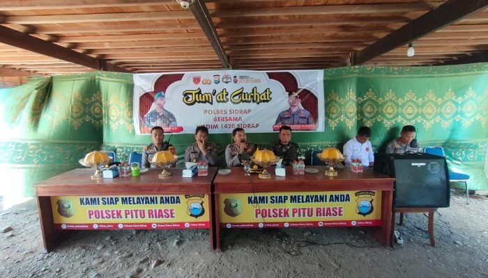 Jelang Pilkada, Wakapolres Sidrap Ajak Warga Pitu Riase Jaga Perdamaian