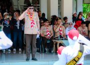 Lomba Gerak Jalan Semarakkan HUT RI ke-79 di Kabupaten Barru