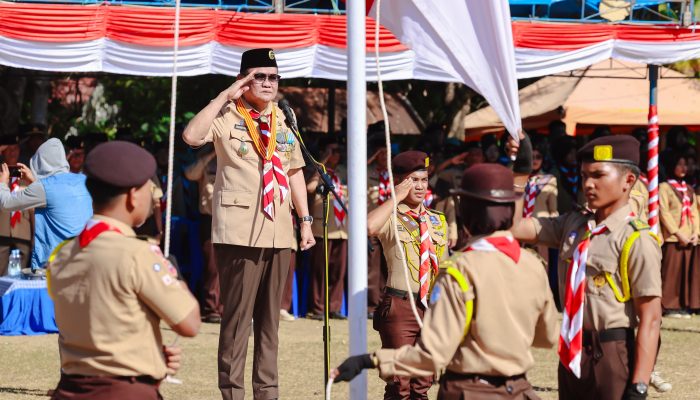 Bupati Barru Pimpin Upacara Peringatan Hari Pramuka Ke-63