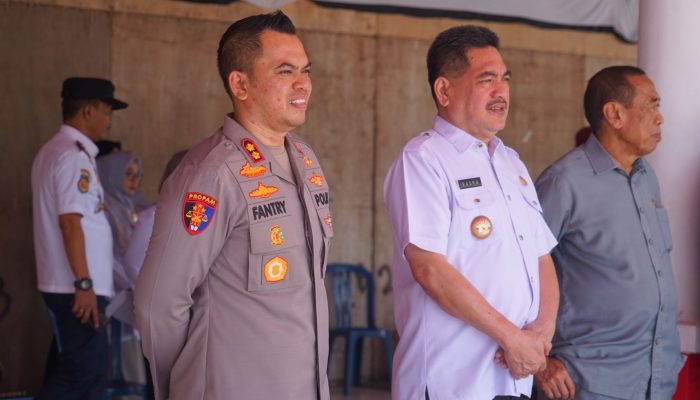 Pj Bupati, Ketua DPRD dan Kapolres Pantau Gladi Upacara 17 Agustus di Sidrap