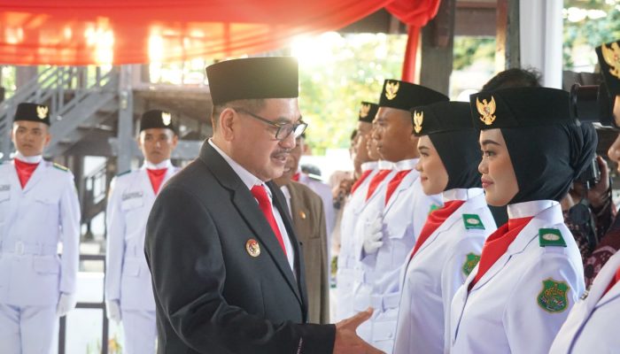 Dikukuhkan, 30 Anggota Paskibraka Sidrap Siap Tunaikan Tugas