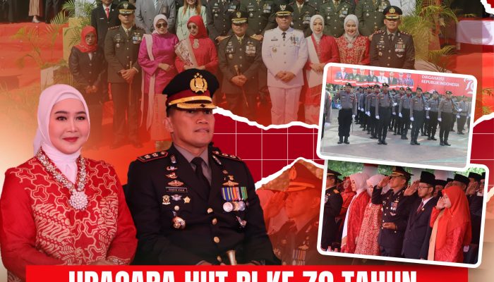 Kapolres Bone AKBP Erwin Syah Hadiri Upacara HUT Kemerdekaan RI Ke-79 di Watampone