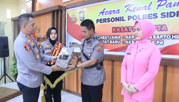 Kapolres Sidrap Pimpin Pisah Sambut Kasat Samapta: AKP Aiyub Siap Bertugas