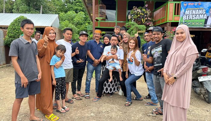 Bapaslon SAR-Kanaah Sapa Warga Baranti, Minta Doa Restu
