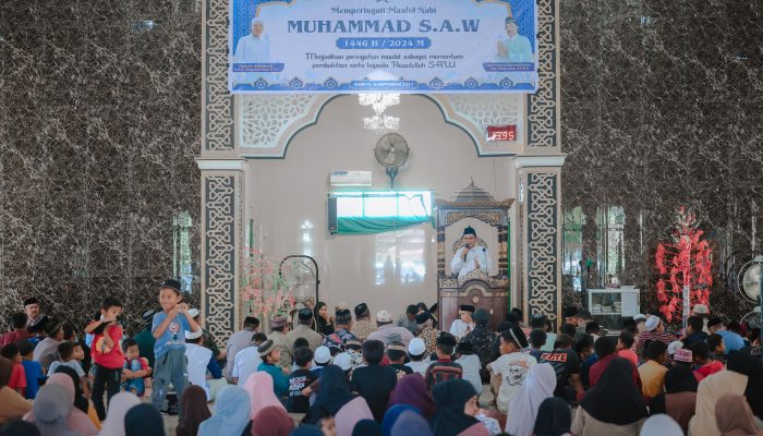 Bupati Barru Hadiri Peringatan Maulid Nabi Muhammad SAW 1446 H, Ajak Masyarakat Sukseskan Pilkada 2024