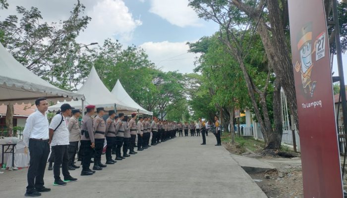 Polres Sidrap Berhasil Kawal Pengundian Nomor Urut Paslon Bupati-Wakil Bupati Sidrap
