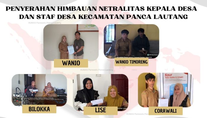Panwas di Sidrap Gencar Berikan Himbauan Netralitas ASN dan Aparat Desa Jelang Masa Kampanye