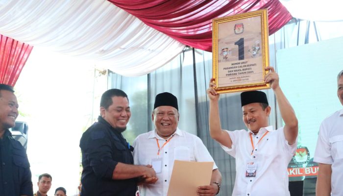 Dapat Nomor Urut 1, Paslon “JaDi” Bertekad Melakukan Perubahan Untuk Masyarakat Pinrang