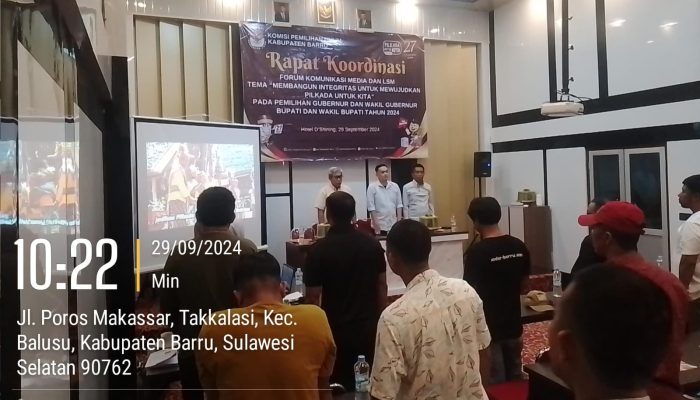 KPU Barru Diminta Transparansi Soal Penggunaan Anggaran Pilkada
